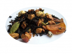 Mandarin- och Pepparkaksparfait - svart te