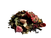 Rabarberkompott - grönt och vitt te